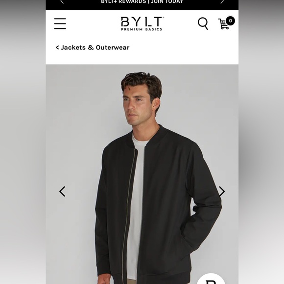Mens BYLT Limitless Bomber Jacket - Picture 3 of 8
